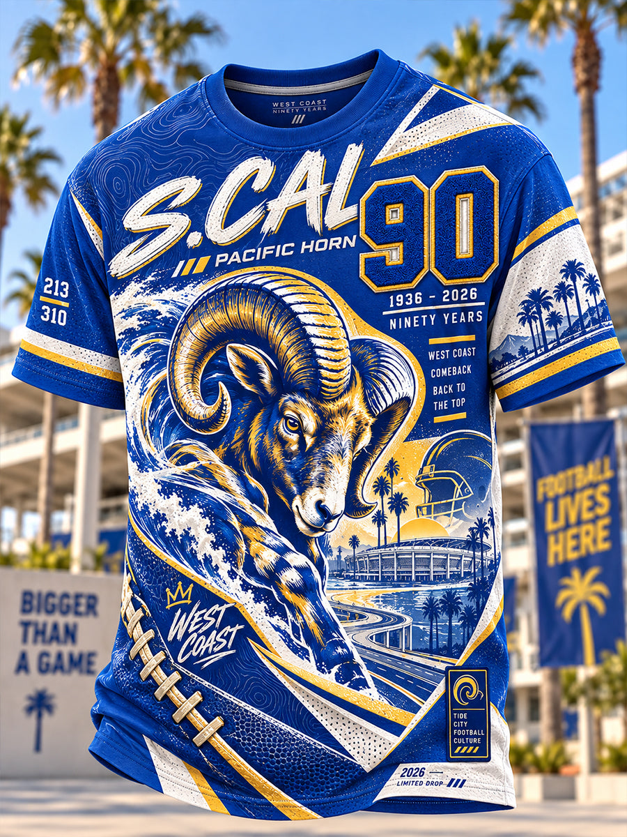 Men's Los Angeles Rams Short Sleeves T-Shirt