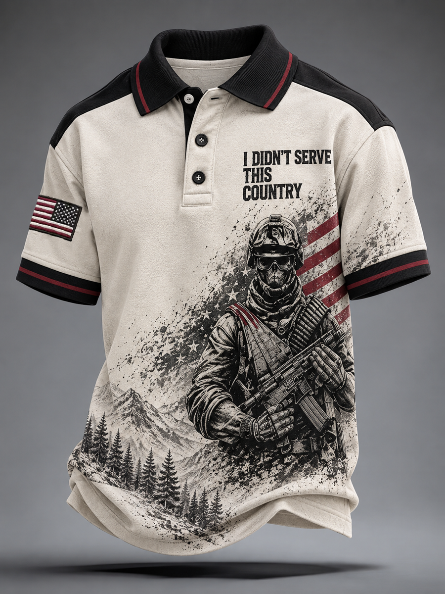 Men's U.S. Veteran Printed polo shirt