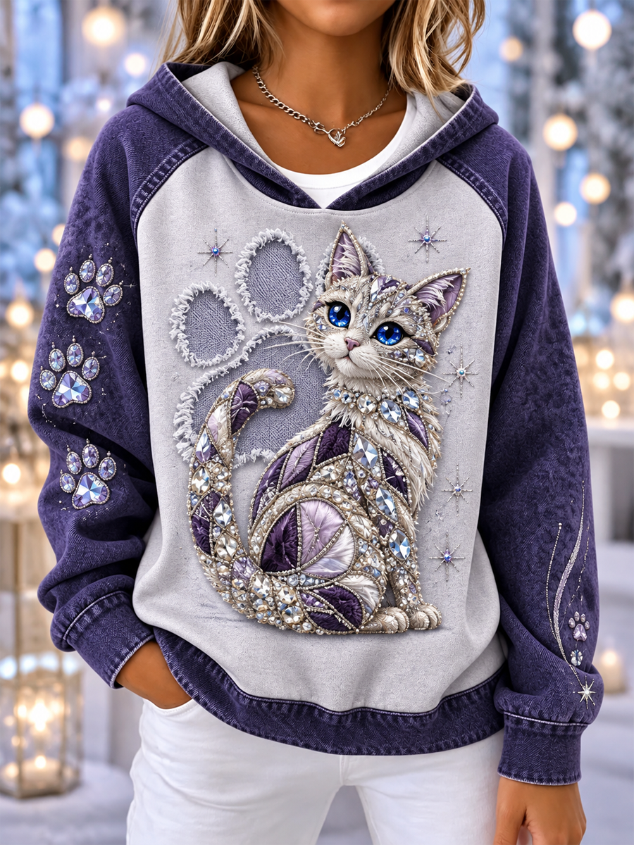 Women's Animals In Autumn And Winter Hoodies