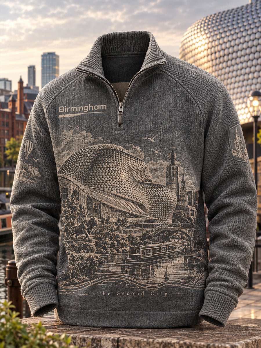 Men's Birmingham Half-Zip Knit Top