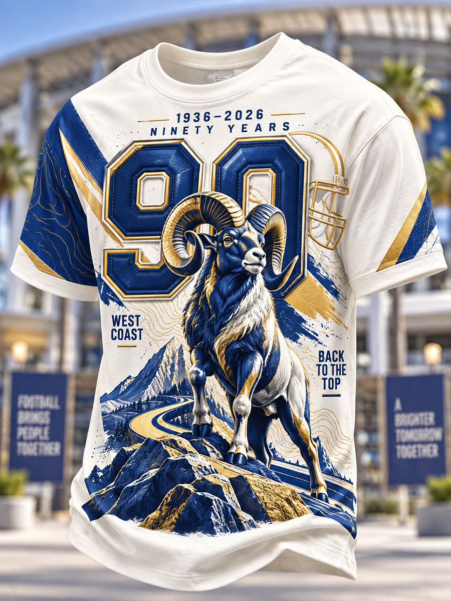 Men's Los Angeles Rams Short Sleeves T-Shirt