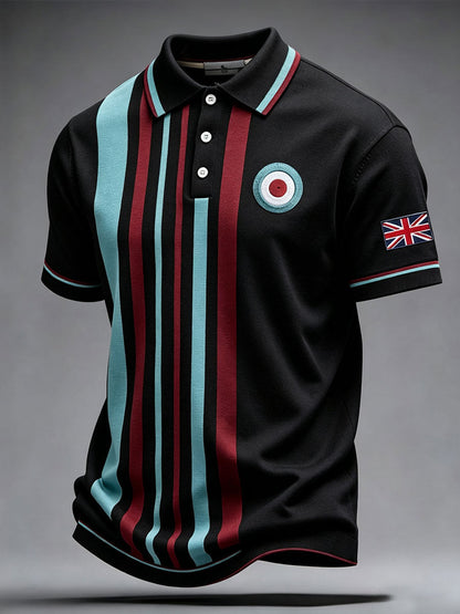Men's UK Music Lover Mods Art Printed Casual Tops