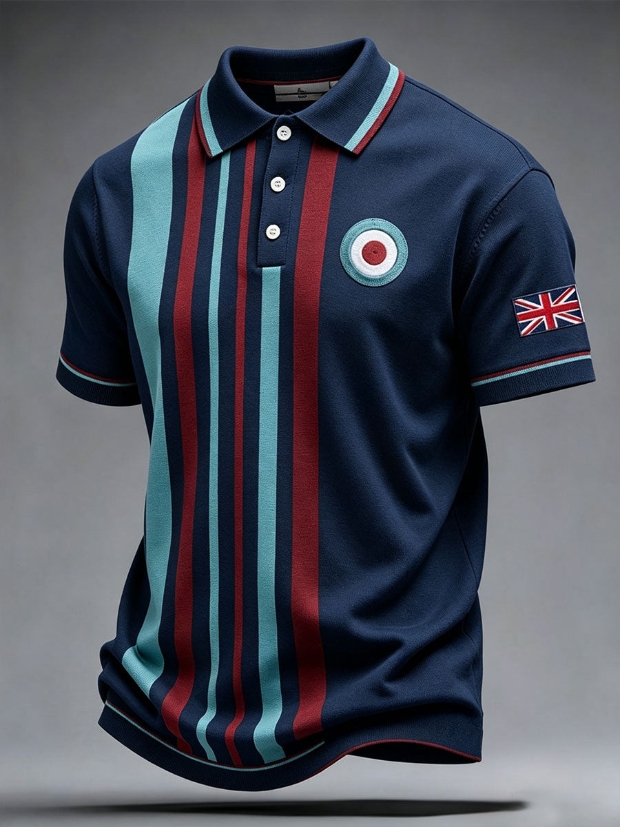 Men's UK Music Lover Mods Art Printed Casual Tops