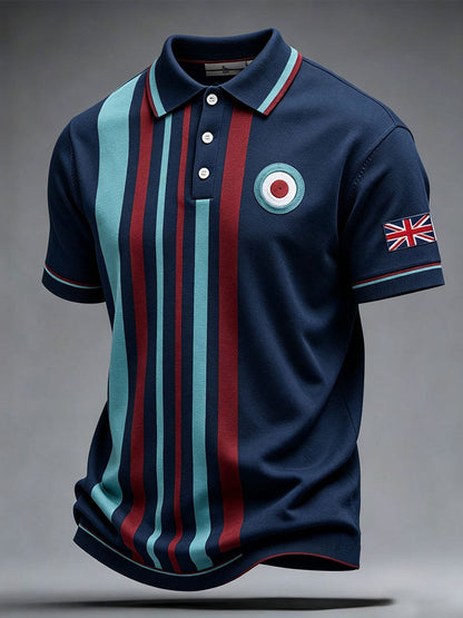 Men's UK Music Lover Mods Art Printed Casual Tops