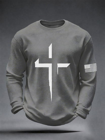 Men's Faith Cross Waffle Top