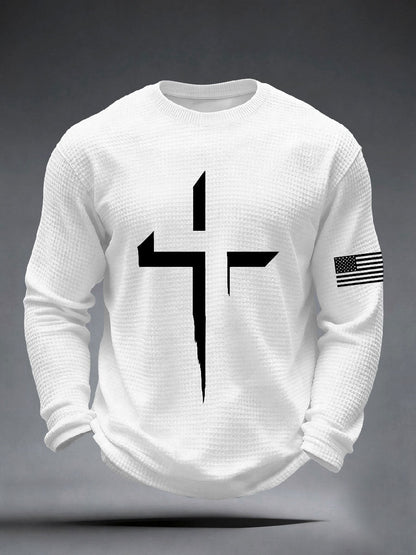 Men's Faith Cross Waffle Top