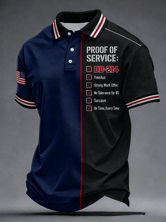 Men's U.S. Veteran Printed polo shirt