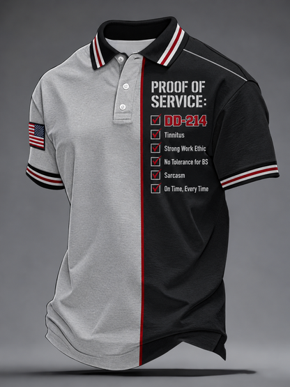 Men's U.S. Veteran Printed polo shirt