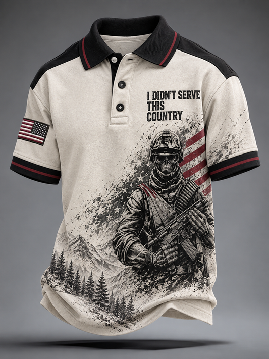 Men's U.S. Veteran Printed polo shirt
