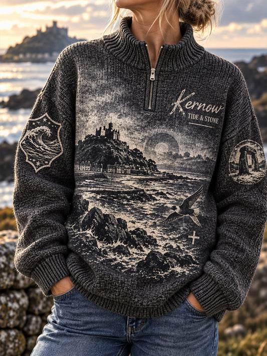 Women's UK Cornwall Faux Wool Sweatshirt