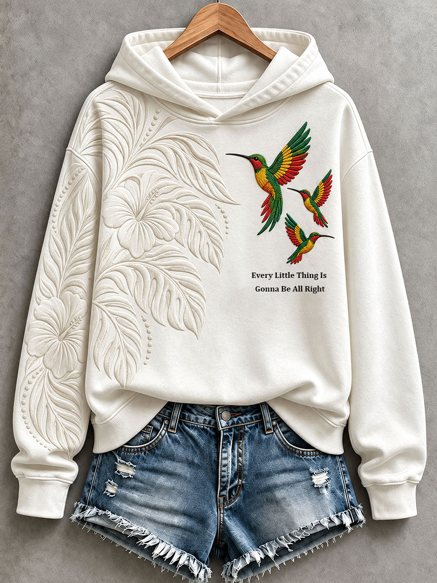 Women's Every Little Thing Is Gonna Be All Right Hoodie