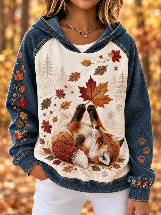 Women's Animals In Autumn And Winter Hoodies