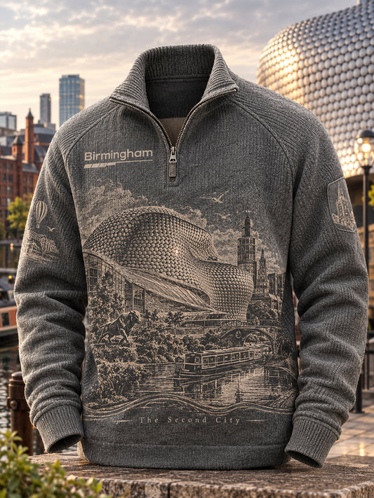 Men's Birmingham Half-Zip Knit Top