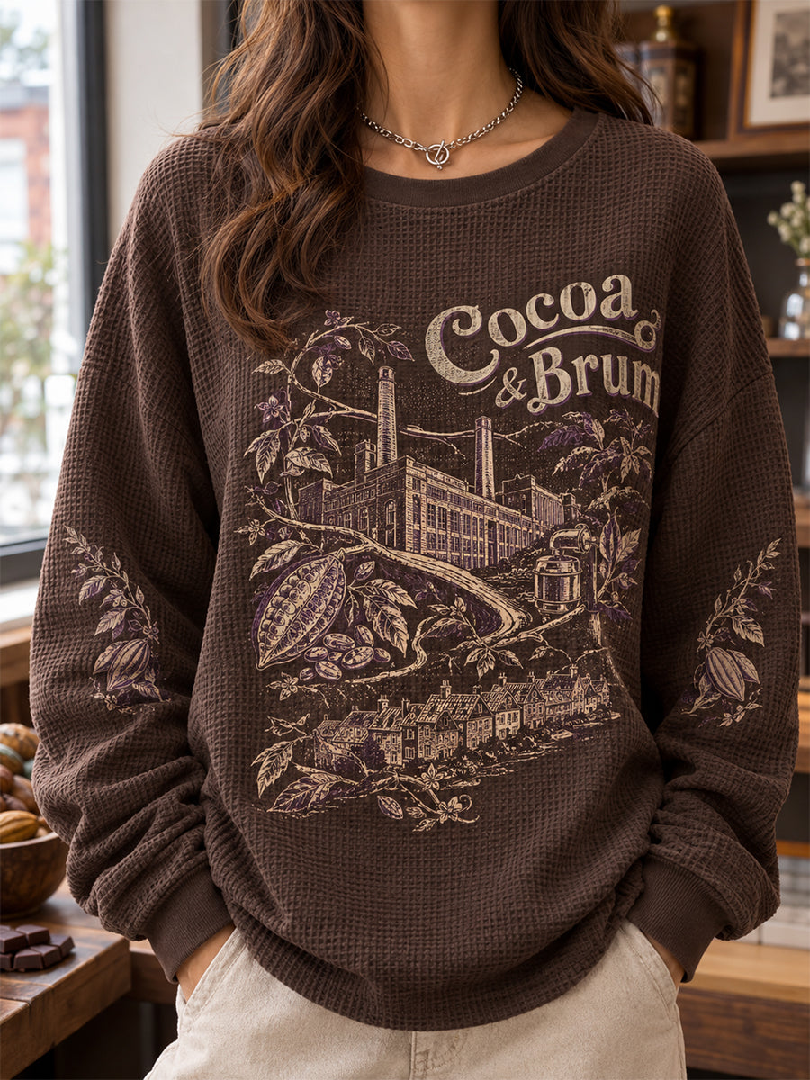 Women’s UK Birmingham Waffle Long-Sleeve Sweatshirt