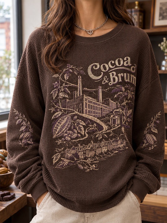 Women’s UK Birmingham Waffle Long-Sleeve Sweatshirt